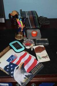 lot 46 image: Variety of Office Things, Empty CD Cases, See Photos