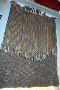 lot 61 image: Knitted Lap Blanket