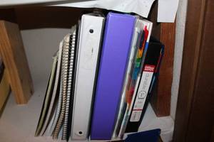 lot 51 image: Variety of Binders Notebooks and Dividers