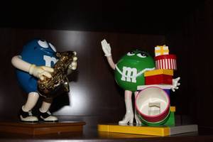 lot 78 image: Two Collectable M&M Dispensers