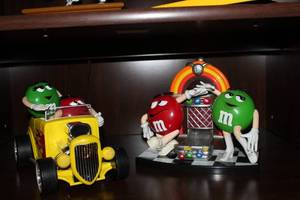 lot 79 image: Two Collectable M&M Dispensers