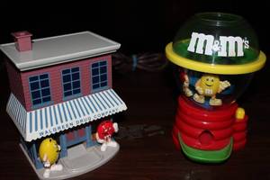 lot 81 image: Two Collectable M&M Dispensers