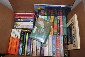 lot 127 image: Box of a variety of Fiction Novels