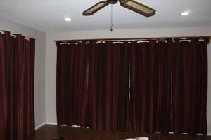lot 180 image: Six Panels of Blackout Curtains 50x72