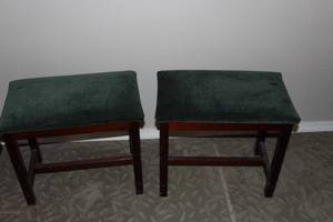 lot 214 image: Two Piano Bench Seats