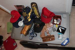 lot 229 image: Misc Items as Pictured Shelf not included