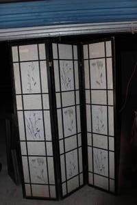 lot 291 image: Privacy Screen approximately 70 tall each panel 17 wide