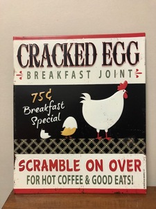 lot 96 image: Metal sign