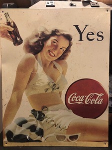 lot 123 image: Coca Cola Sign
