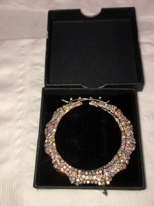 lot 137 image: Hoop Earrings