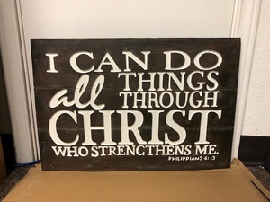lot 200 image: Faith Based Sign