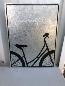 lot 181 image: Metal Sign
