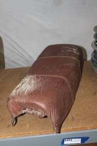 lot 74 image: Vintage Honda Motorcycle Seat..Solid Frame