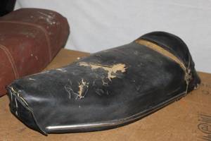 lot 76 image: Vintage Honda Motorcycle Seat..Solid Frame