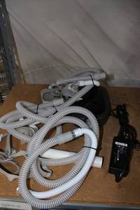 lot 93 image: Phillips C-pap Machine and extra tubes