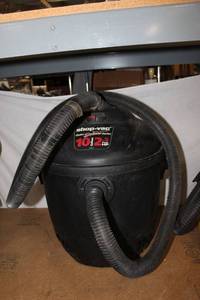 lot 98 image: Shop Vac Brand Utility Vac,  10 Gal2.5 HP