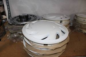 lot 119 image: New Old Stock Hubcaps, Three Sets of 4 as Pictured