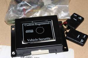 lot 168 image: After Market security System for 95 Ford Van