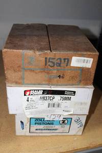 lot 175 image: Three sets of 4 Cylinder Pistons... See photos for sizes