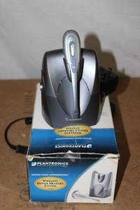 lot 182 image: Plantronics Wireless Office Headset System...Appears unused