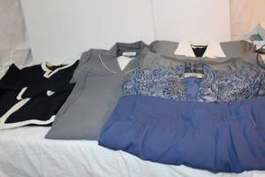 lot 40 image: Womens 2 & 3pc Suits 1 dress (4)Size small (4-6) Brooks Brothers, Tahari, Kasper for ASL and Evan-Picone Petites