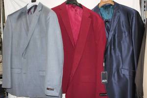lot 121 image: Mens Suits (3) 50R Vitali 3 PC Suit, Vittorio St. Angelo Jacket Only and In search of Italy