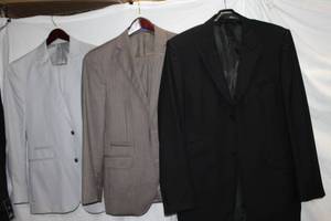 lot 134 image: Mens Suits (3) 40R  two by Salive Rox London and Jacket only by Steve Harvey