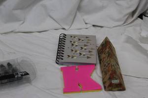 lot 149 image: Journal set with pencils and K note pad