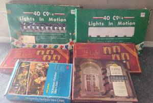 lot 44 image: LOT OF CHRISTMAS LIGHTS AS SHOWN.