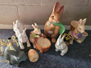 lot 59 image: LOT OF EASTER DECOR AS SHOWN.