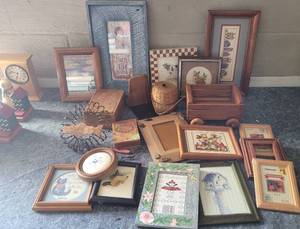 lot 80 image: LOT OF FRAMES AND MORE AS SHOWN.