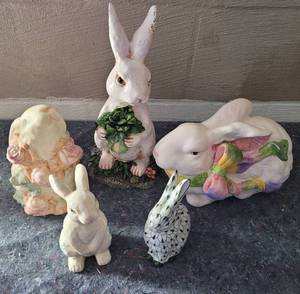 lot 81 image: LOT OF EASTER DECOR AS SHOWN.