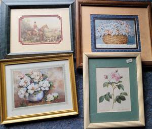 lot 136 image: LOT OF FRAMES AS SHOWN.