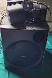 lot 144 image: LOT OF SPEAKERS AS SHOWN.