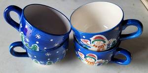 lot 155 image: LOT OF CHRISTMAS CUPS AS SHOWN.