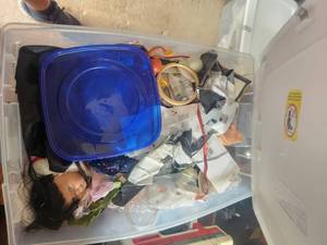 lot 97 image: Bin and contents