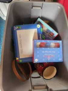 lot 99 image: Bin and contents