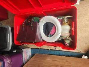 lot 71 image: Bin and contents