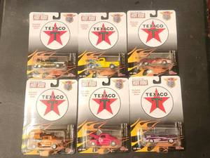 lot 9 image: Texaco - Hot Rod - 164 die cast cars - set of 6
