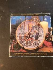 lot 16 image: Limited Edition - Harley Traditions - 2000 Collectors plate