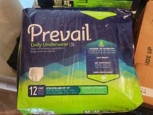 lot 21 image: Prevail Daily Underwear - Total of 6-12 count packages. size xxl
