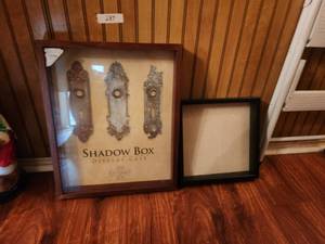 lot 287 image: Selection of 2 shadow box frames
