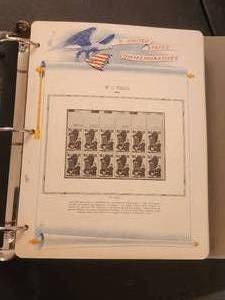 lot 208 image: Binder of United States Commemoratives - Stamp collectibles