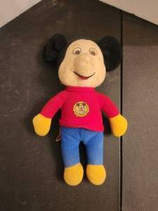 lot 271 image: Vintage pull string Mickey Mouse doll
