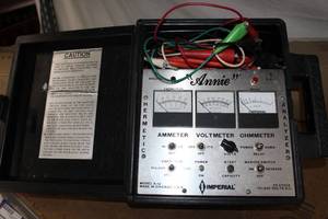 lot 4 image: Annie Vintage Hermatic Unit and Component Analyzer, A-12 Imperial Eastman (powers on)
