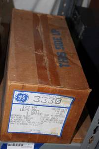 lot 117 image: 12 HP 230v 1075 RPM ..unused
