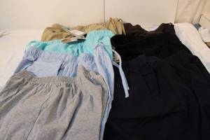lot 36 image: Womens Clothing Casual Shorts Size Medium (7 Pair) Danskin some with Tags, Kmart WTag, White Stagg and More