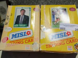lot 25 image: MISL Soccer trading cards qty 2 both boxes new