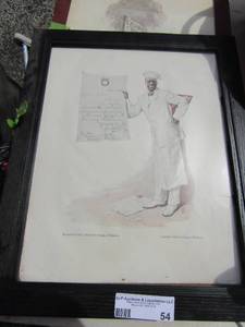 lot 54 image: 1613 Framed Galen J Perrett Cream of wheat photo, 1612 Cream of wheat framed photo 1916, By Edward V Brewer, called circus day qty 2
