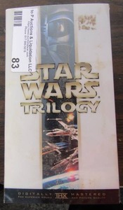 lot 83 image: STAR WARS TRILOGY Movie New never played
